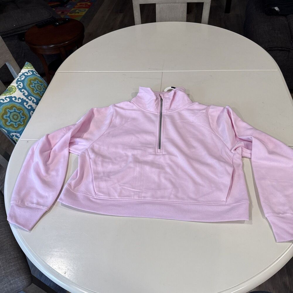 All in Motion Pink Quarter-Zip Sweatshirt